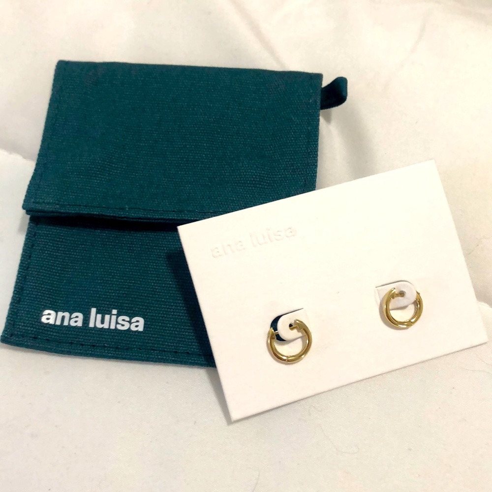 Ana Luisa Mini Huggie Hoops ✨✨